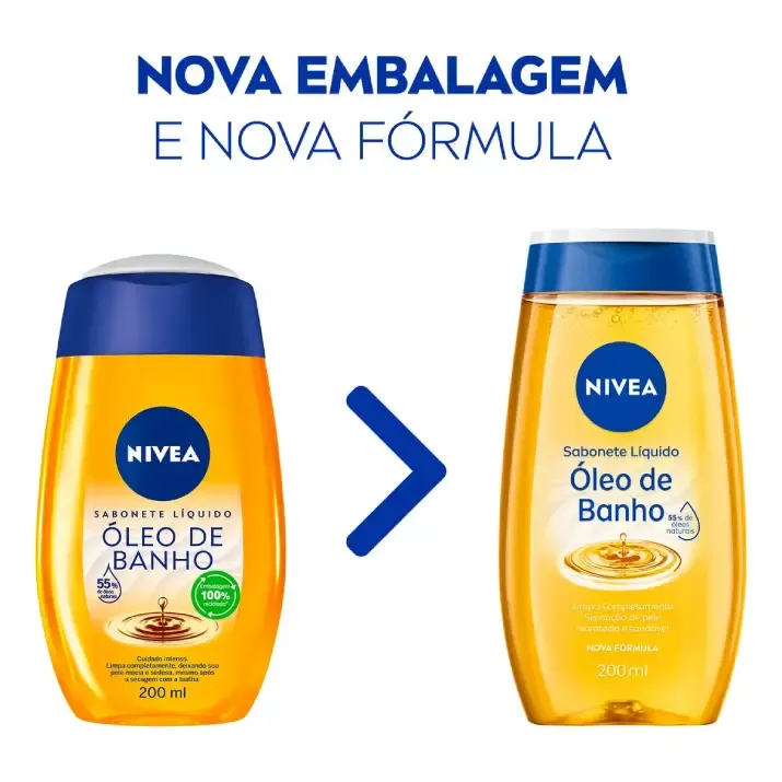 Nivea Sabonete Líquido Óleo de Banho 200ml-5.webp