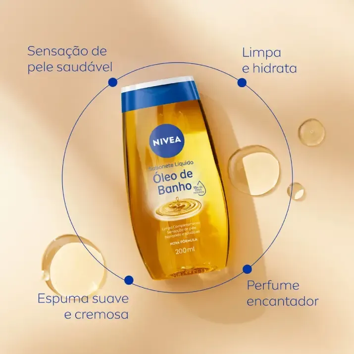 Nivea Sabonete Líquido Óleo de Banho 200ml-4.webp