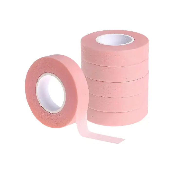 [CI0023] Fita Transpore 10mm Antialérgica Para Extensão De Cílios Cor Rosa Rosa 