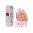 Kit com 12 Decorações para Unhas - Formato Lacinhos