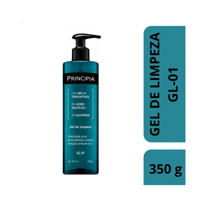 Gel De Limpeza Poros Dilatados Principia Gl-01 Salicilico 350ml Oleosa