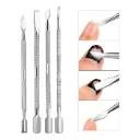 Kit Profissinal 4 Espátula Inox - Empurrador Unhas