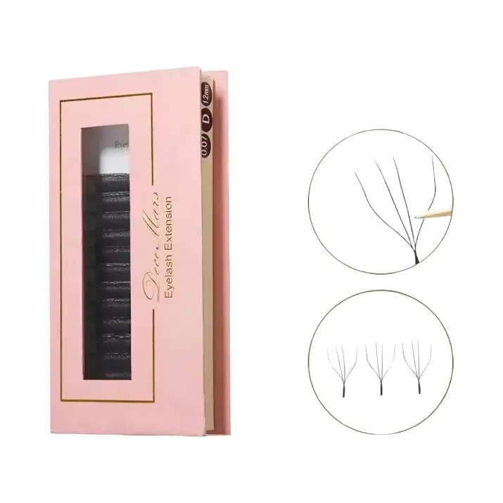 [CI0106] Cílios Decemars 4D 0.07 - Curvatura D  Mix 15 (5mm)